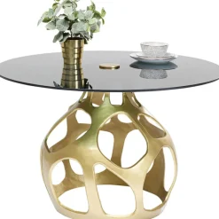 Table Volcano doré Ø120cm
