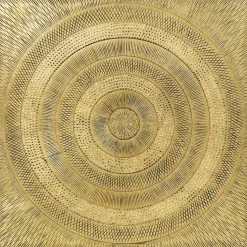 Tableau décoratif Art Circle doré 120x120