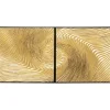 Tableau décoratif Wave doré (2/Set)