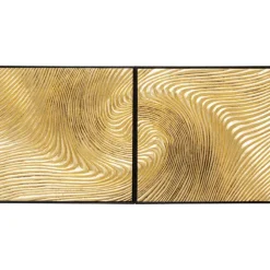 Tableau décoratif Wave doré (2/Set)