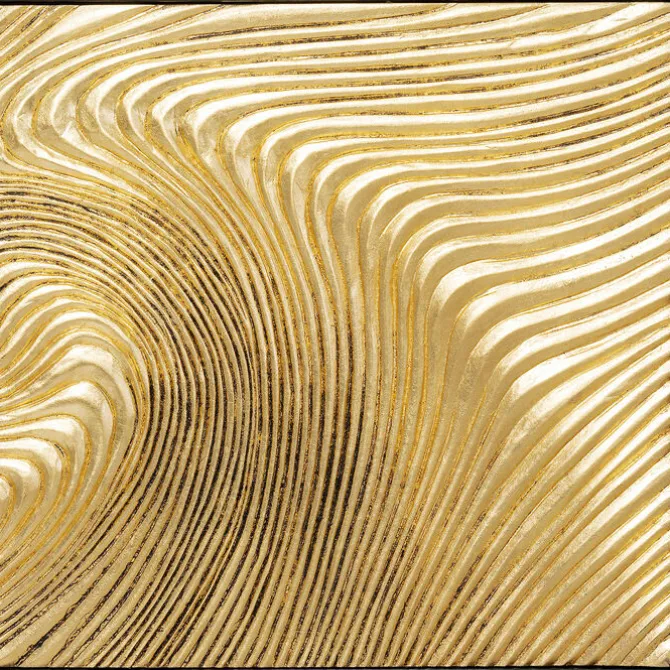 Tableau décoratif Wave doré (2/Set)