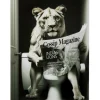 Tableau en verre Bath Lionne 60x80cm