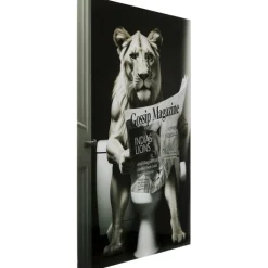 Tableau en verre Bath Lionne 60x80cm