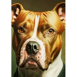 Tableau en verre Dog Family 110x90cm