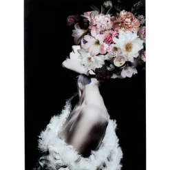Tableau en verre Flowery Beauty 80x120cm