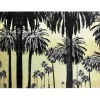 Tableau en verre Metallic Palms 180x120cm
