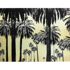 Tableau en verre Metallic Palms 180x120cm