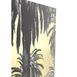 Tableau en verre Metallic Palms 180x120cm