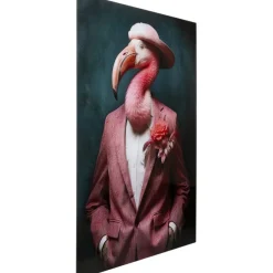 Tableau en verre Mister Flamingo 120x160cm