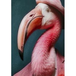 Tableau en verre Mister Flamingo 120x160cm
