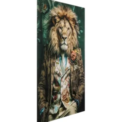Tableau en verre Mister Lion 150x100cm