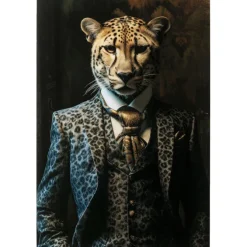 Tableau en verre Mister Leo 100x150cm