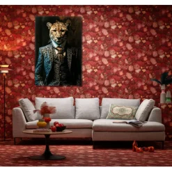 Tableau en verre Mister Leo 100x150cm