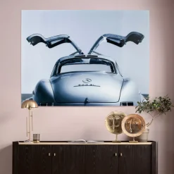 Tableau en verre Oldtimer Back 160x120cm