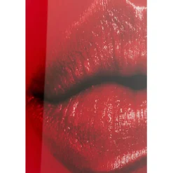 Tableau en verre Red Lips 120x80cm