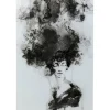 Tableau en verre Smokey Hair 100x150cm