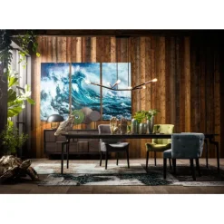Tableau en verre Triptychon Wave (3/Set)