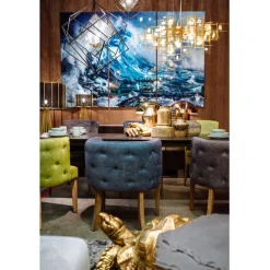 Tableau en verre Triptychon Wave (3/Set)