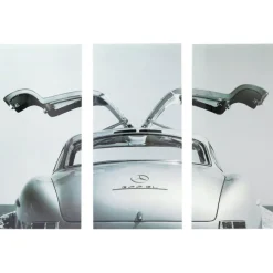 Tableau en verre Triptychon Oldtimer Back 240x160c