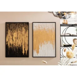 Tableau encadré Abstract blanc 80x120cm