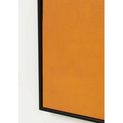 Tableau encadré Abstract Shapes jaune 113x113cm
