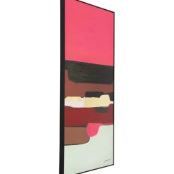 Tableau encadré Abstract Shapes fuchsia 73x143cm
