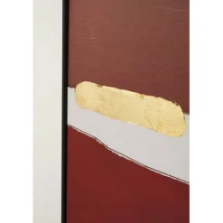 Tableau encadré Abstract Shapes fuchsia 73x143cm