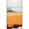 Tableau encadré Abstract Shapes orange 73x143cm