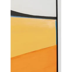 Tableau encadré Abstract Shapes orange 73x143cm
