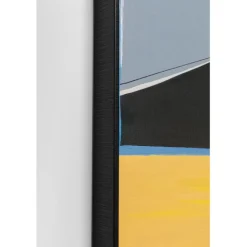 Tableau encadré Abstract Shapes orange 73x143cm