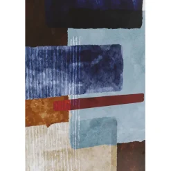 Tableau encadré Box Back bleu 60x80cm