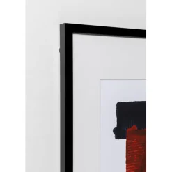 Tableau encadré Box Back rouge 60x80cm