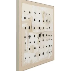 Tableau encadré Creative Dots 120x120cm
