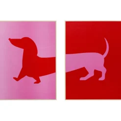 Tableau encadré Dog Frankie (2/Set)