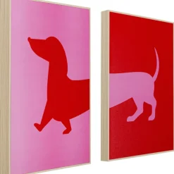 Tableau encadré Dog Frankie (2/Set)