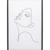 Tableau encadré Drawing Lady 63x93cm