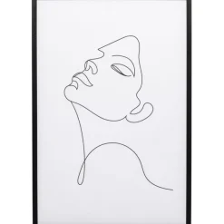 Tableau encadré Drawing Lady 63x93cm