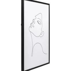 Tableau encadré Drawing Lady 63x93cm