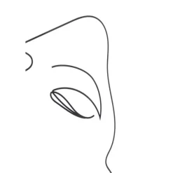 Tableau encadré Drawing Lady 63x93cm
