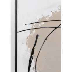 Tableau encadré Dust gris 100x100cm