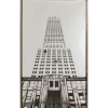 Tableau encadré Empire State Mirror 77x130cm