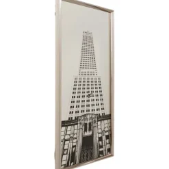Tableau encadré Empire State Mirror 77x130cm