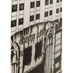 Tableau encadré Empire State Mirror 77x130cm