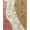 Tableau encadré Faccia Arte Tri Colore 90x120cm