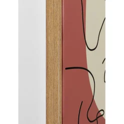Tableau encadré Faccia Arte Tri Colore 90x120cm
