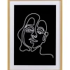 Tableau encadré Faccia Arte Woman 60x80cm