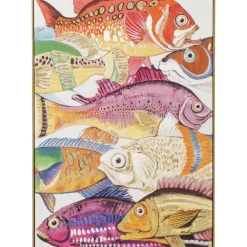Tableau encadré Fish Meeting One 75x100cm