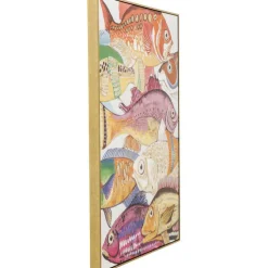 Tableau encadré Fish Meeting One 75x100cm