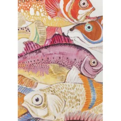 Tableau encadré Fish Meeting One 75x100cm