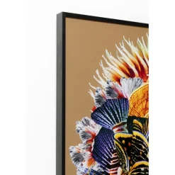 Tableau encadré Flower Hair 120x120cm